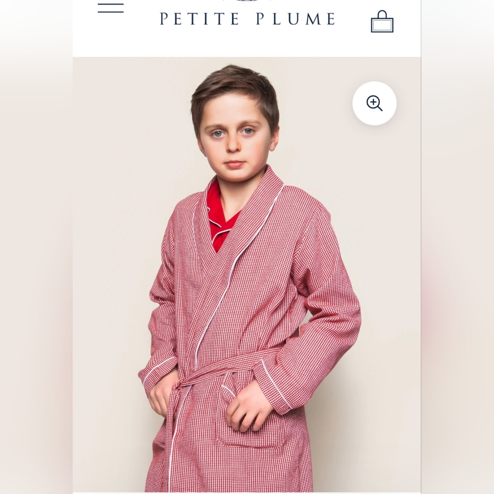 NWT KIDS PETITE PLUME RED MINI GINGHAM KIDS